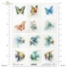 motyl, akwarela, złota rybka, skalar, ryby*butterfly, watercolor, goldfish, angelfish, fish*butterfly, watercolor, goldfish, angelfish, fis